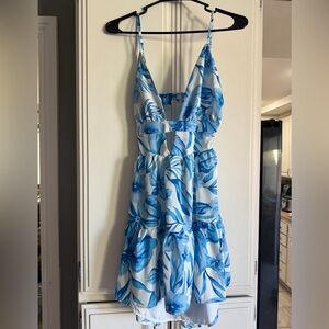 Blue Floral Sundress